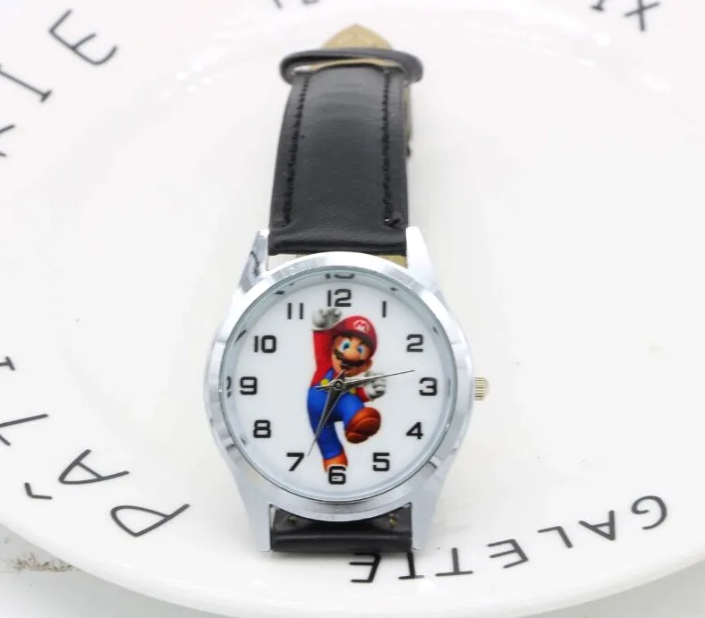 1 шт. Детские Кварцевые часы Супер Марио|wristwatch boy|wristwatch girlwristwatch quartz watch |