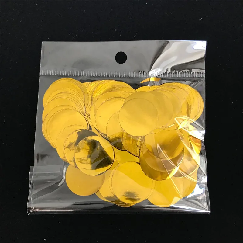 2.5cm 15g Сделай Сам, я люблю тебя, наклейка на день рождения, воздушный шар, ПВХ, прозрачные конфетти, гелиевые шары, украшение для свадьбы, дня рождения, вечеринки, для детского душа - Цвет: 2.5cm 15g