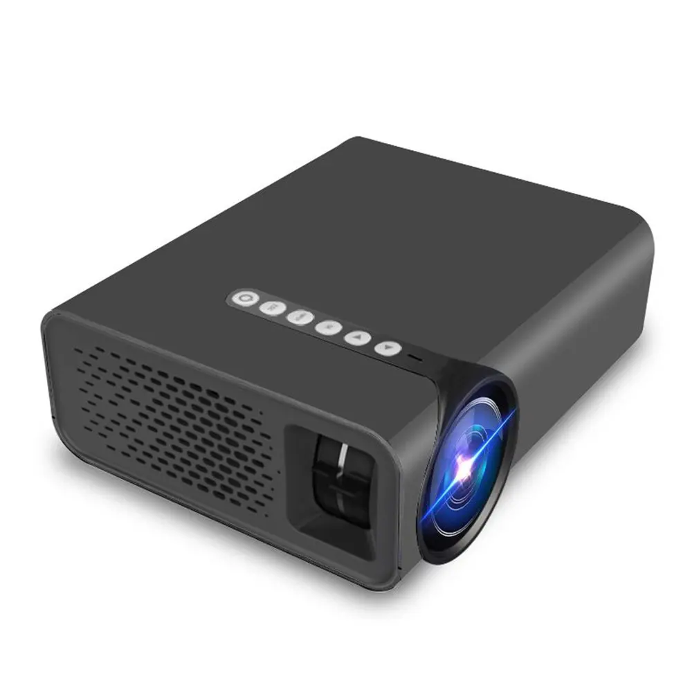 UK PLUG Мини-проектор для домашнего кинотеатра 2000 люмен проектор с HDMI VGA AV USB проводной с тем же экраном проектор - Цвет: UK PLUG
