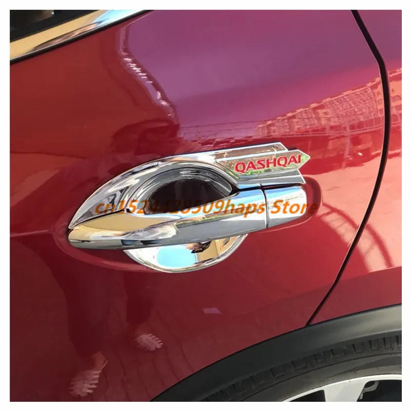 Для Nissan Qashqai J11 хромированная крышка для ручки/ABS крышка для дверных чаш Накладка аксессуары для стайлинга автомобилей