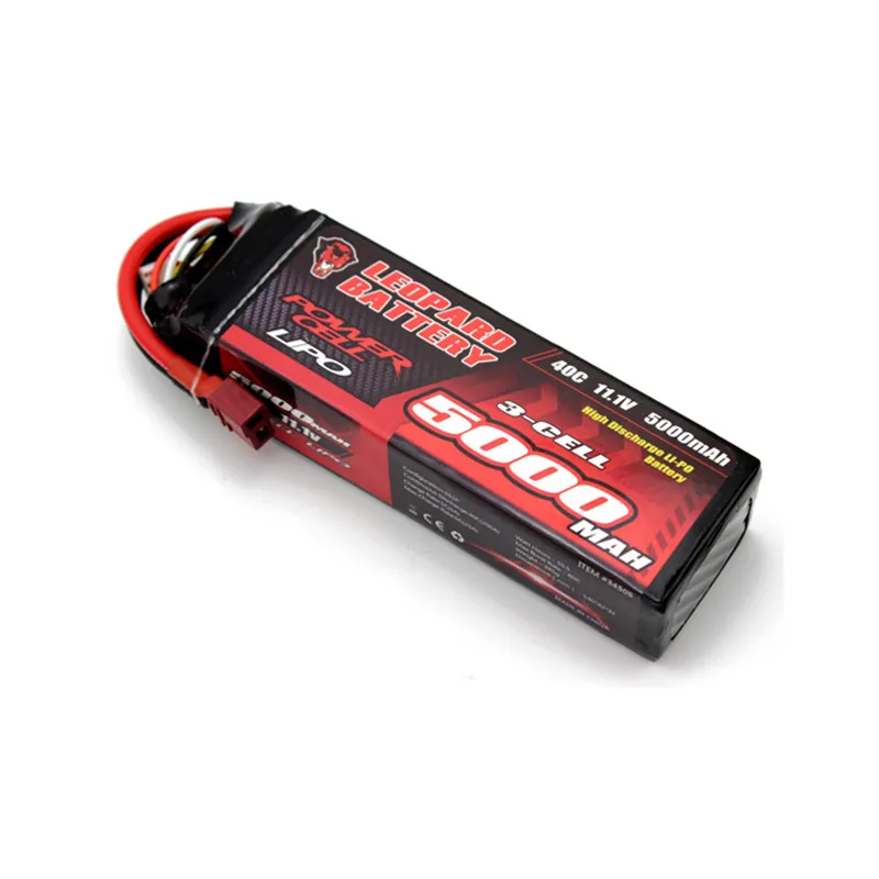 LEOPARD Power 11 1 V 5000mAh 40C 3S T вилка перезаряжаемая Lipo батарея для 1:8 1:10 RC автомобиля |