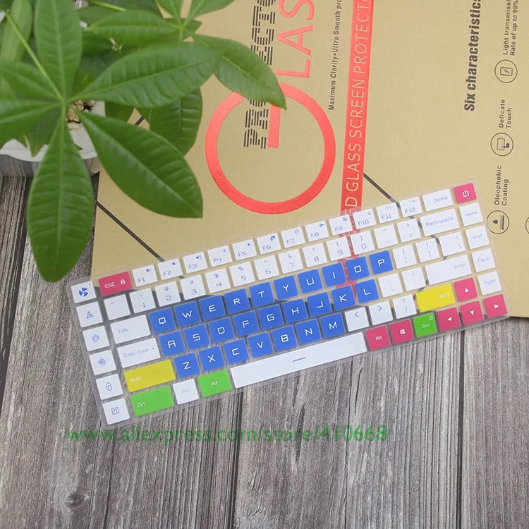 Candy blue Мягкая силиконовая клавиатура для ноутбука защитный чехол накладка пленка защита кожи для Xiaomi mi Ga mi ng ноутбук 15 15,6 дюймов GTX 1060 - Цвет: Candy blue