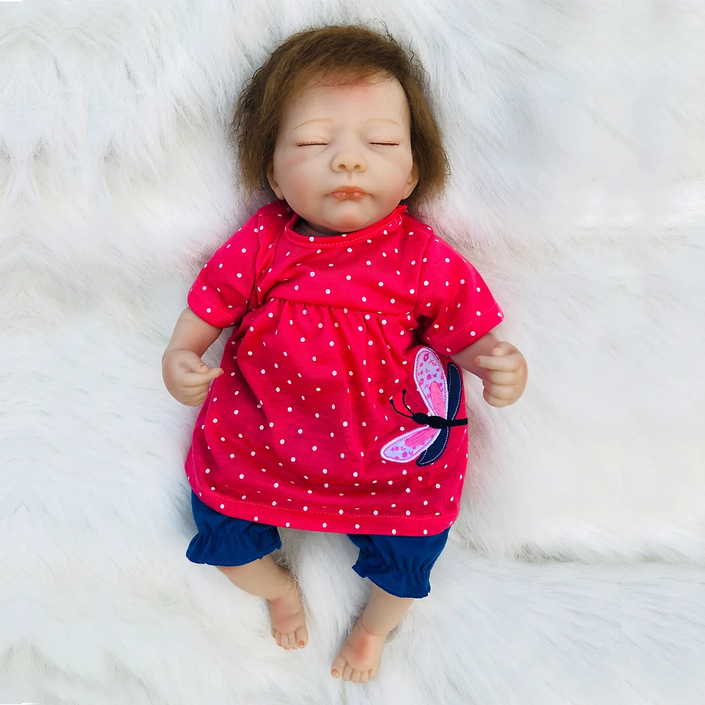 Куклы Reborn игрушки для детей 18 &quot46 см l.o.l силиконовая кукла reborn baby Реалистичная