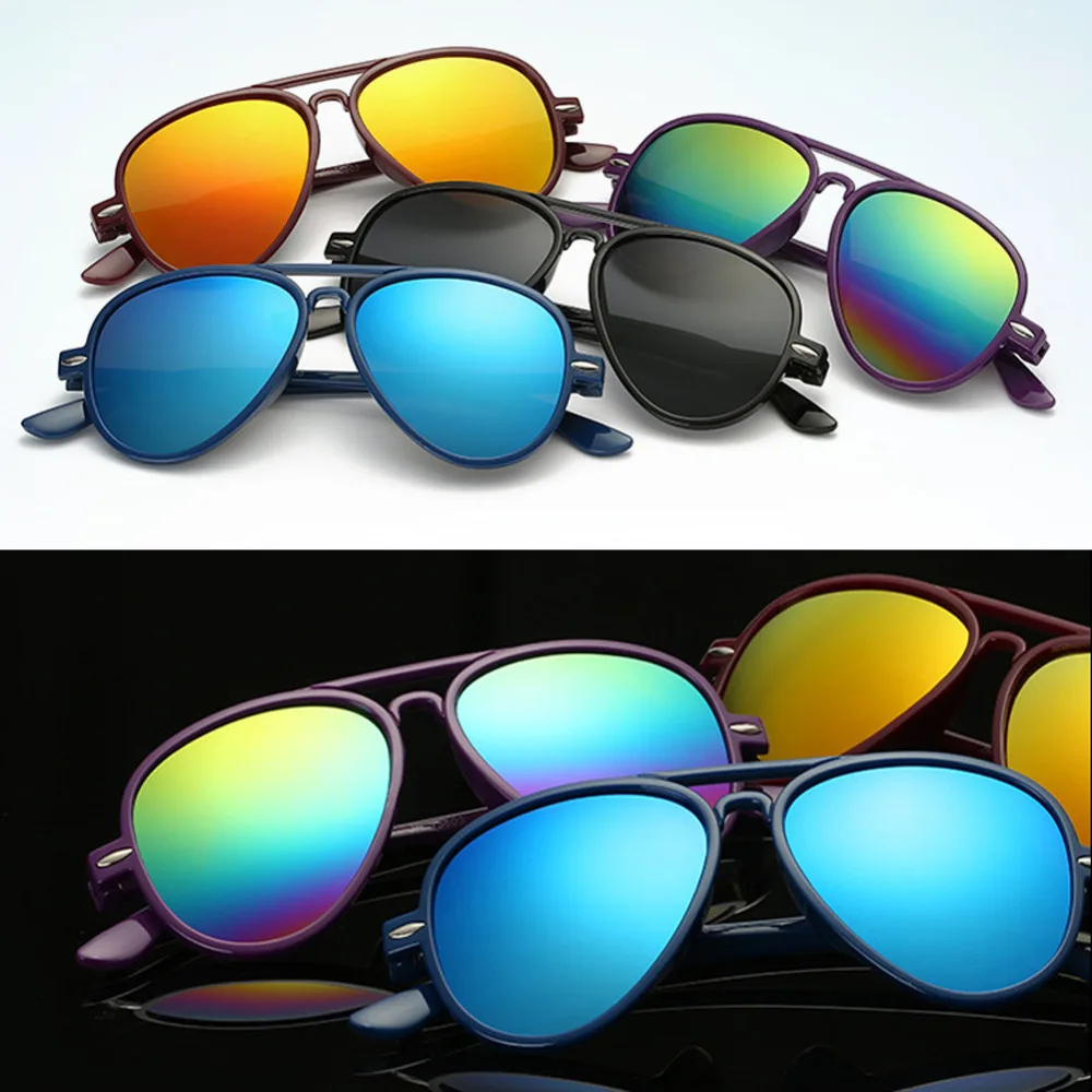 Модные детские солнцезащитные очки с покрытием для мальчиков УФ защитой lunette De