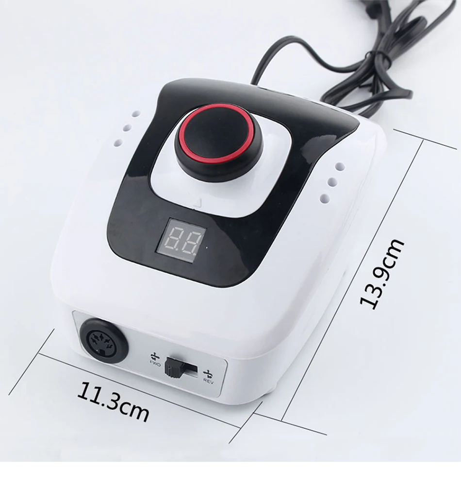 Electric Nail Drill Manicure Machine Pedicure Equipment Nail Art Manicure Tools Drill Sanding File Polish Equipment Mill Cutter