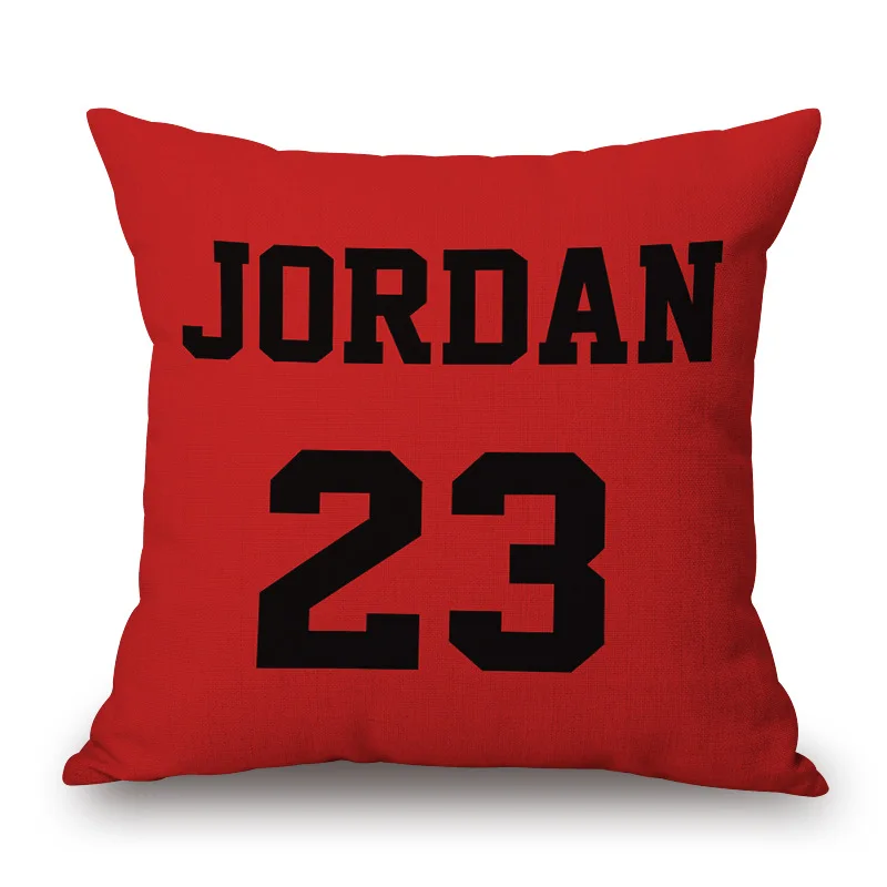 Баскетбольный чехол для подушки 3 шт. льняной дивана 45x45 см (17 72x17 72 дюйма)|cushion