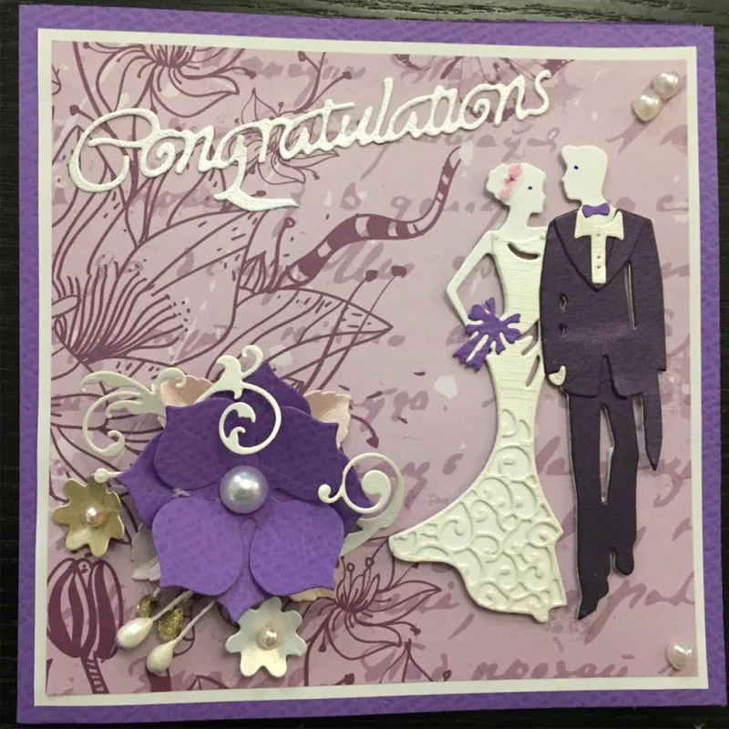 Свадебные штампы жениха для невесты 2019 трафарет скрапбукинга рукоделия бумажные