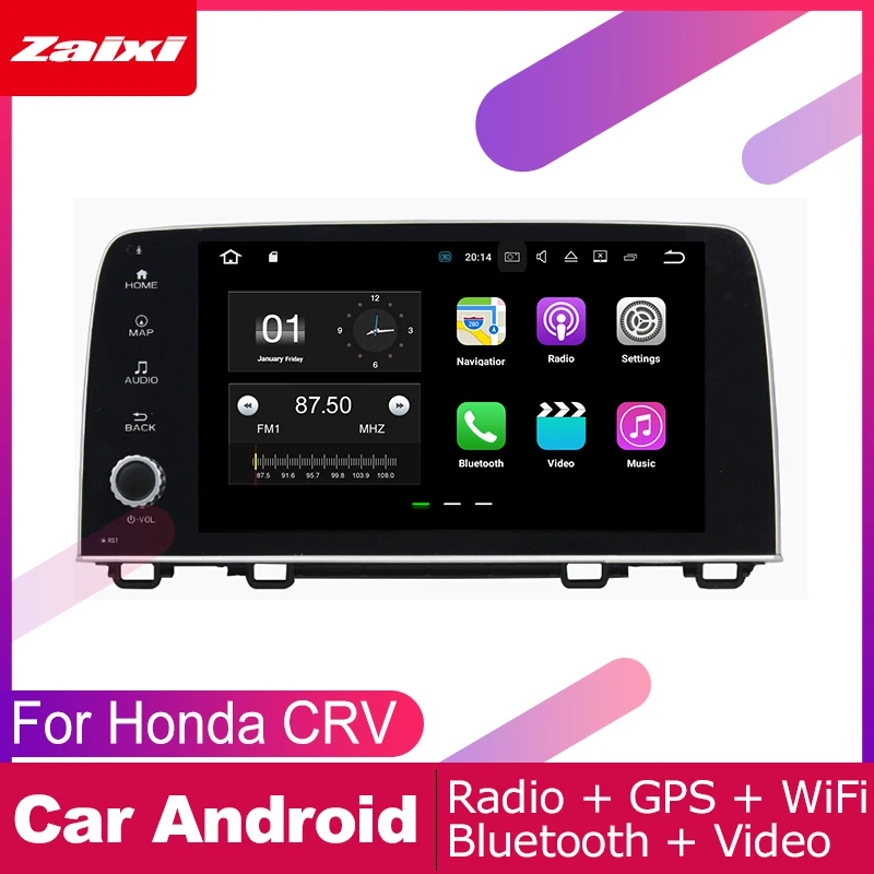 Автомобильный gps мультимедийный плеер Android для Honda CRV CR V 2017 2018 2019 автомобильный dvd