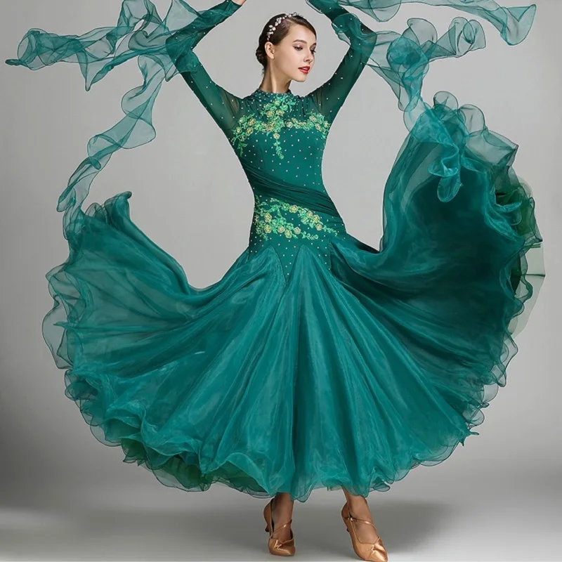 

Modern Dance New Pattern Performance dress Ballroom Dancing Serve S7002 Ballroom Dancing Dress Show Serve