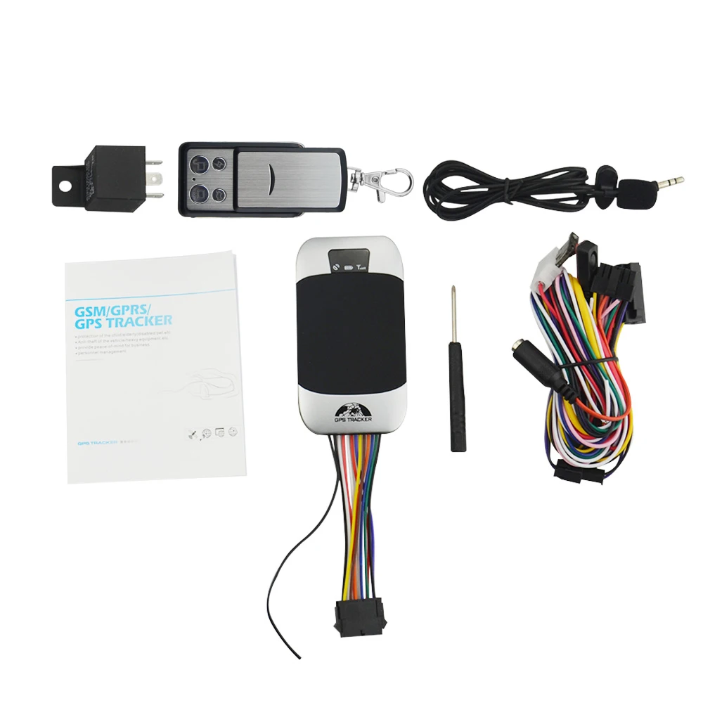 No box(Metal) Автомобильный трекер, gps 303G TK303G, gps трекер для мотоцикла, gps LBS, сигнализация с низким уровнем заряда батареи, Управление несколькими районами, ACC сигнализация - Цвет: No box(Metal)