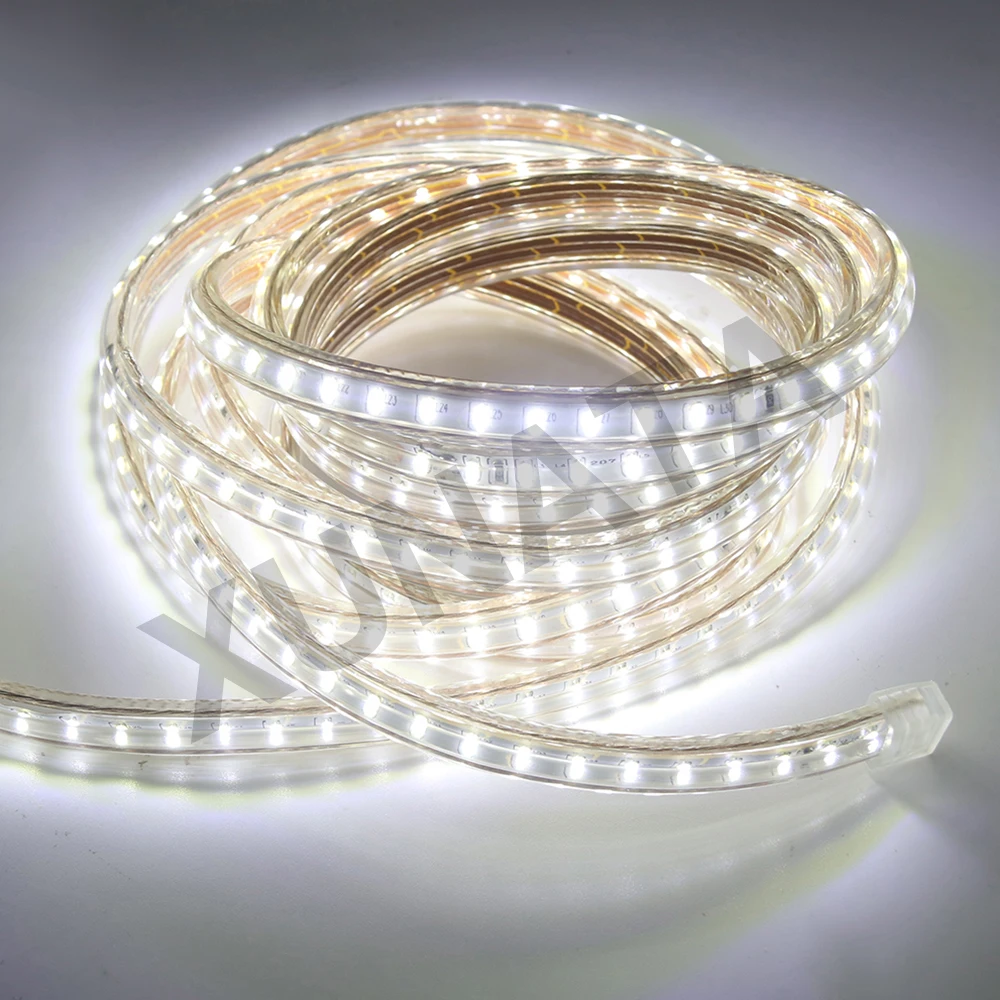 220 В светодиодный светильник 3014 SMD водонепроницаемый 120 светодиодный s/m наружный светодиодный светильник белый/теплый белый/синий ЕС выключатель питания вилка