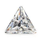Размер 3x3 мм  10x10 мм AAAAA треугольная форма кубический цирконий камни Белый CZ драгоценные камни для ювелирных изделий своими руками