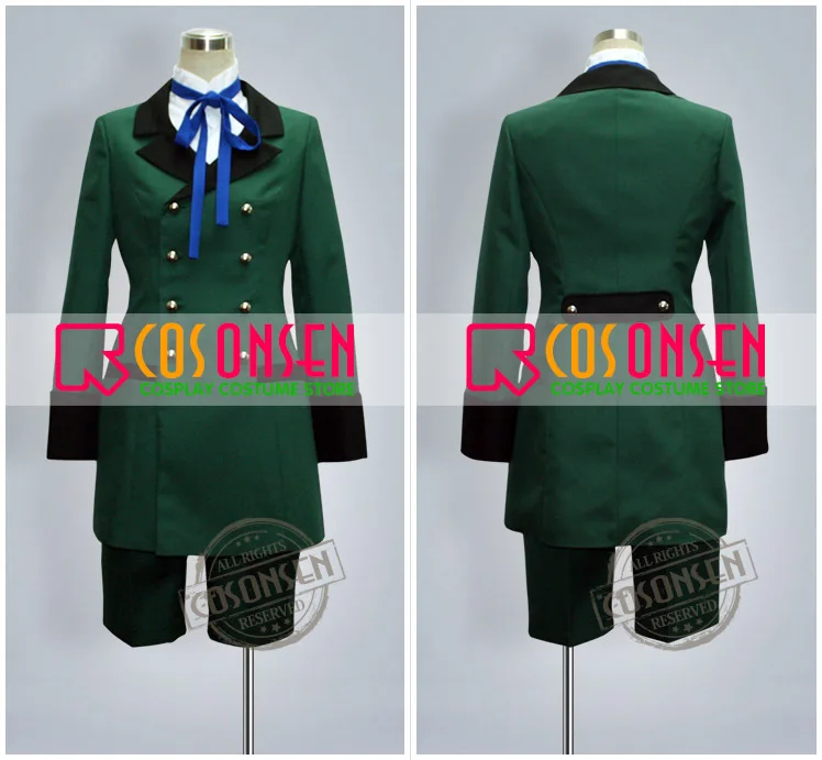 Костюм для косплея ONSEN черный Батлер небесно фантастический волк комплект