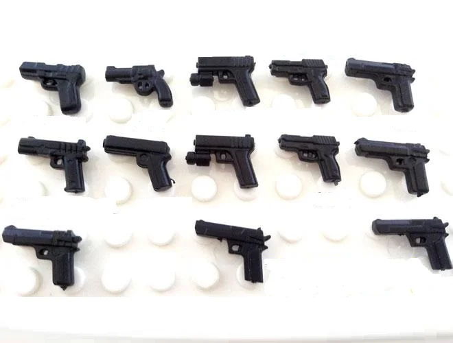 13 шт./SAETS пистолет армейский спецназ военное оружие аксессуары Playmobil город
