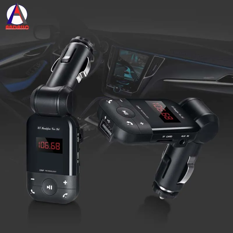 Bluetooth колонка передатчик автомобильное зарядное устройство USB быстрая зарядка