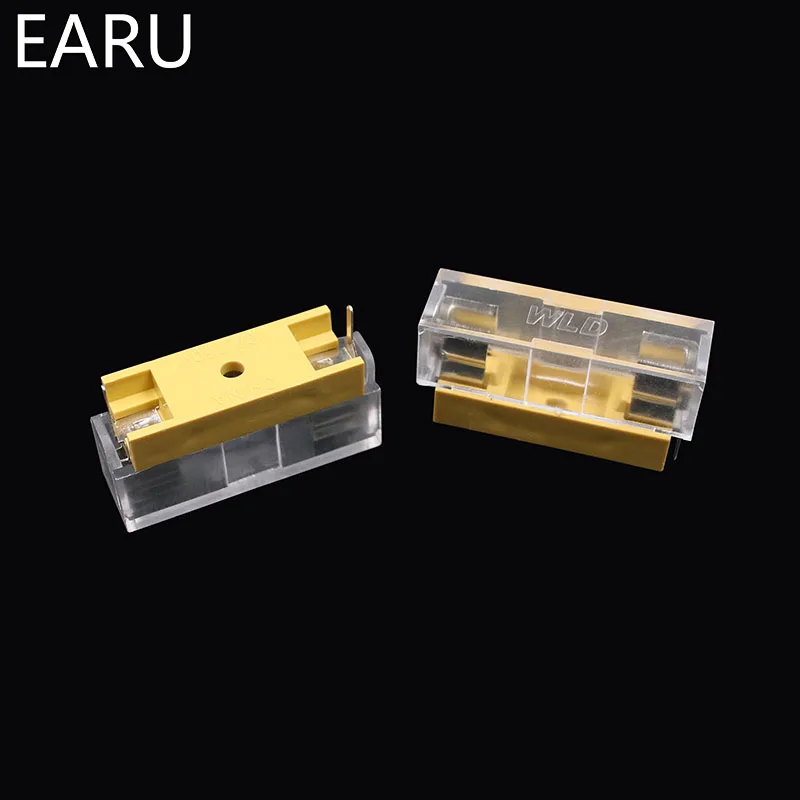 10 шт. крепление панели pcb для 6*30 мм Стеклянная трубка держатель предохранителя