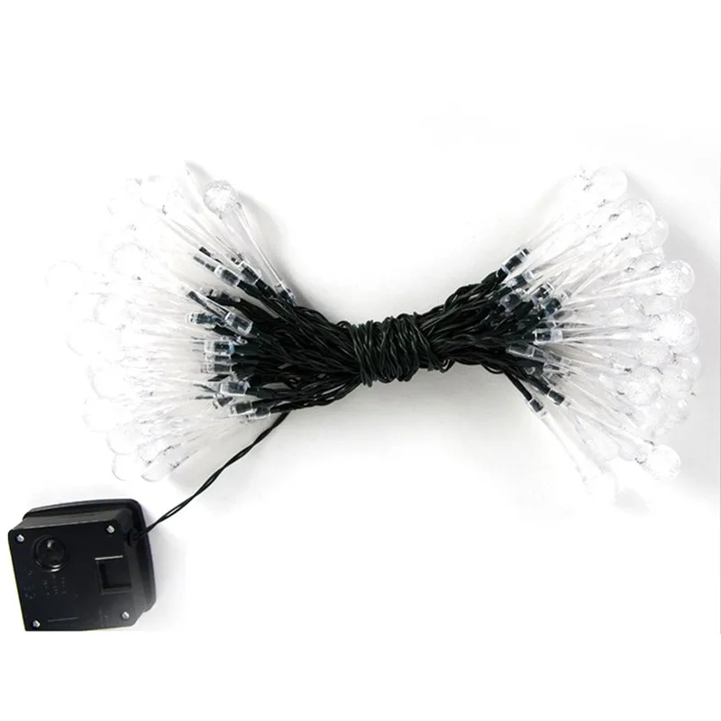 Красивая светильник личная светодиодная гирлянда на солнечной батарее 6 5 м 30