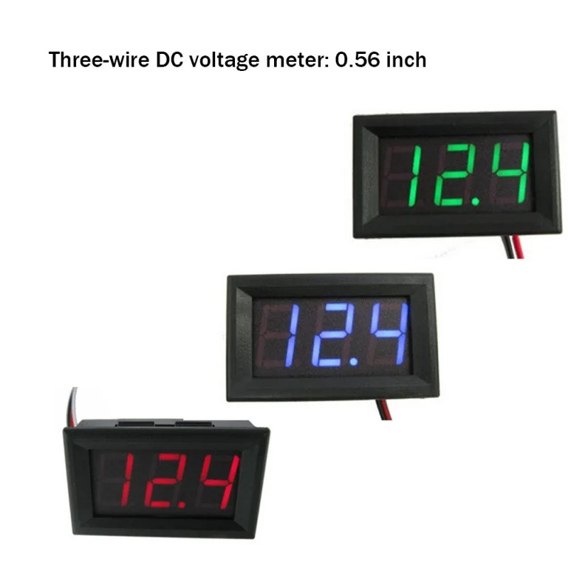 Newest Mini Voltmeter Tester Digital Voltage Test Battery DC 0-30V Red/Blue/Green Auto Car | Автомобили и мотоциклы