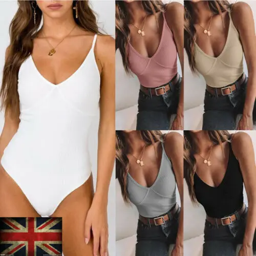 Новинка 2019 лидер продаж летний женский сексуальный комбинезон без рукавов