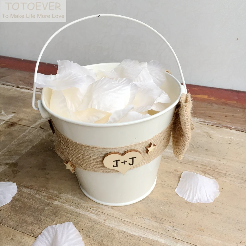 Металлическая корзина для девочек цвета слоновой кости 2 шт. 12 см x 10 5 деревенская