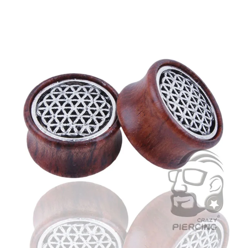 2 шт. деревянные пробки Для Пирсинга Ушей 8 20 мм|ear expander|piercing body jewelrybody jewelry |