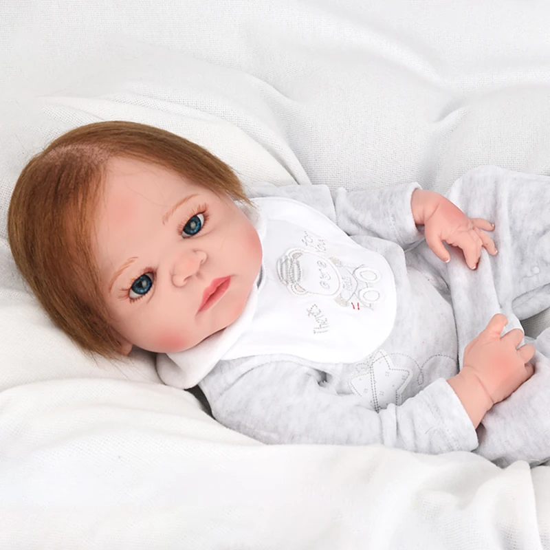NPK полностью виниловые силиконовые куклы Reborn Baby 55 см мягкие реалистичные игрушки