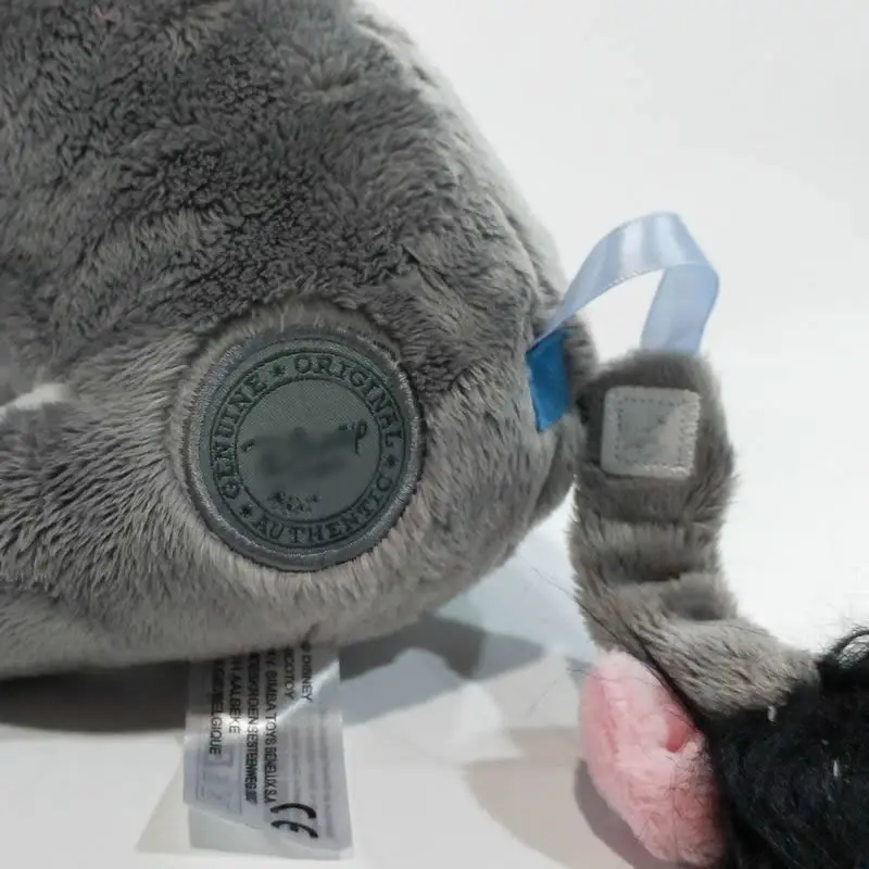 Бесплатная доставка Маленький Серый Ослик Eeyore 20 см 7 8 дюйма мягкая плюшевая