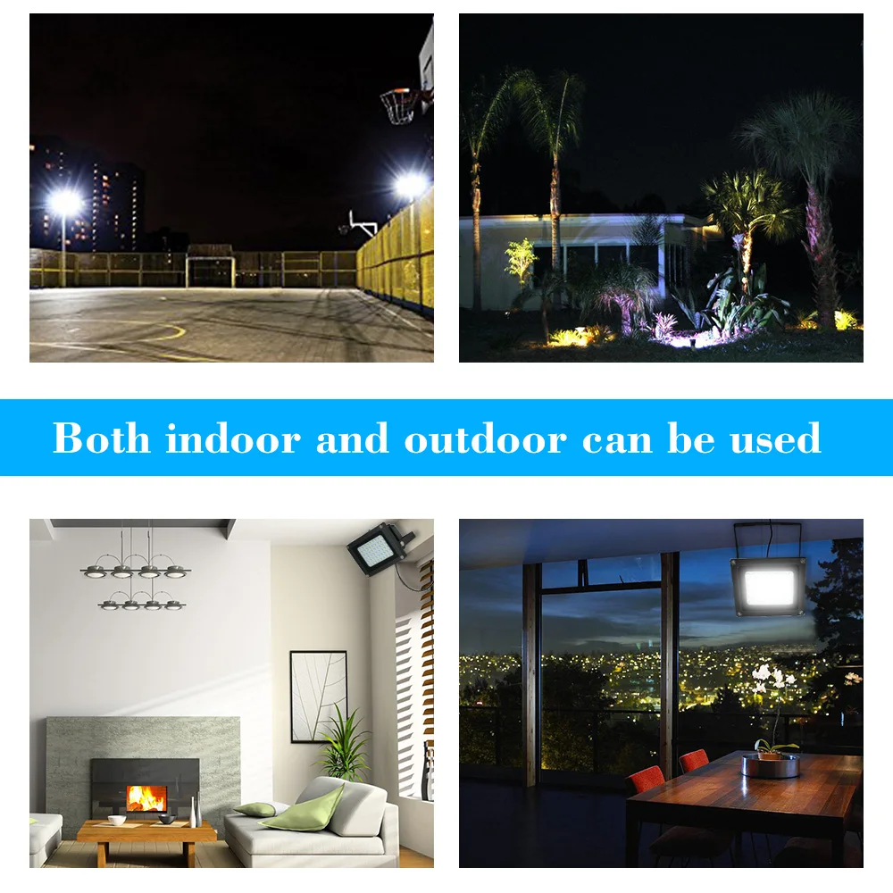

Solar Powered Floodlight 54 LED Solar Lights IP65 Waterproof Outdoor Security Lights for Home, Garden, Lawn