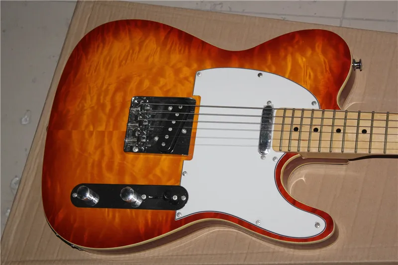 Заводская tl гитара sunburst пламя клен бесплатная доставка 1 2 | Спорт и развлечения