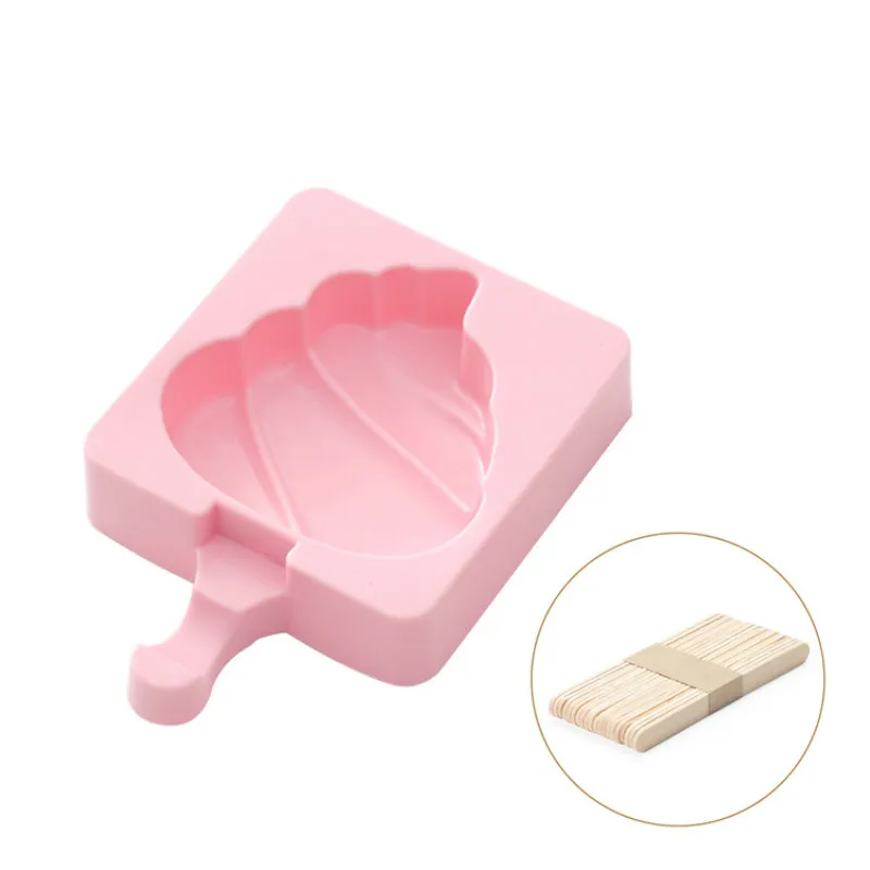 this shape Форма для мороженого с палочкой силиконовая форма для леденца поп-форма DIY производитель мороженого - Цвет: this shape