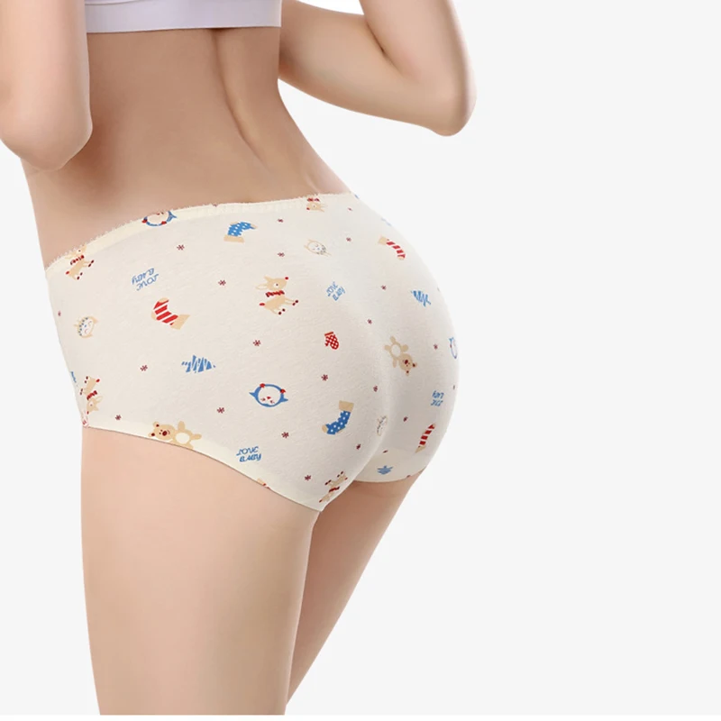 Women Underwear Women's Panties students soft Shorts Breifs Sexy Lingeries Female traceless Cotton girl cute |