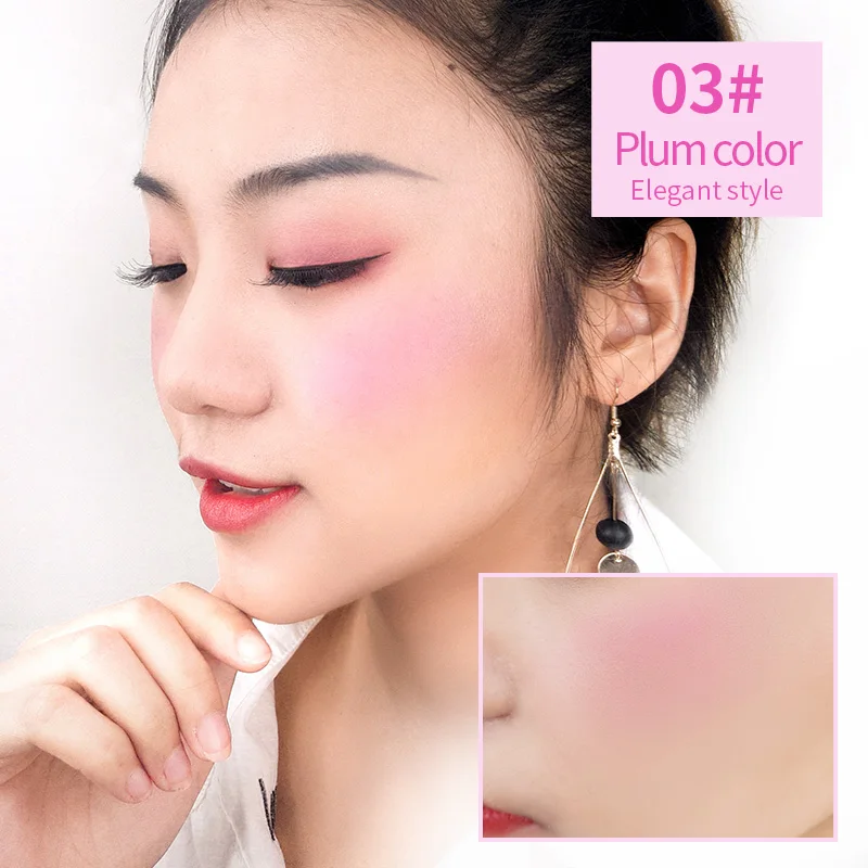 SHVYOG Blush Makeup Palette Cosmetics Powder Blusher Rouge Peach Pink Blushes Full Professional Make Up Face Girl | Красота и