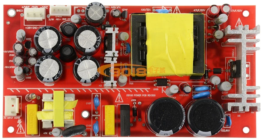 G 037 Dc25v/4a * 2 + dc15v/50ma 200w цифровой усилитель переключения Питание доска с 3 зубцами