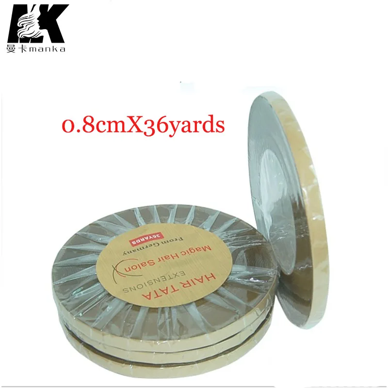 

36 YardsX0.8CM Super Double Side Adhesives Lace Front Support Tape Length33M For Tape Hair/Skin Weft Hair/Lace Wigs/Toupee