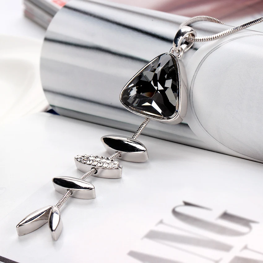 Новинка 2016 распродажа подвески Австрия циркон Серый Кристалл рыба костяная