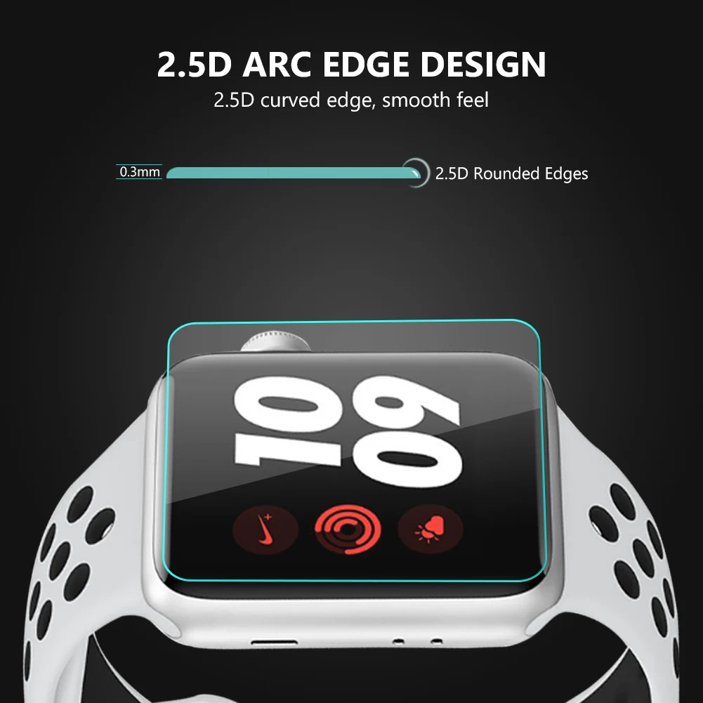 

1/2/3 9H 2.5D Tempered Glass Apple iWatch Series Screen Protector 42mm For Smart Watch Premium Screen Protector Film