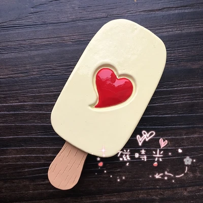 creamy ice bar Искусственная Еда моделирование бар мороженое холодильник стикер магнитной пасты украшение на холодильник - Цвет: creamy ice bar