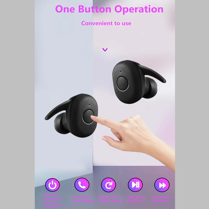 TWS Ture беспроводные наушники Спортивные Bluetooth bluetooth гарнитура громкой связи стерео