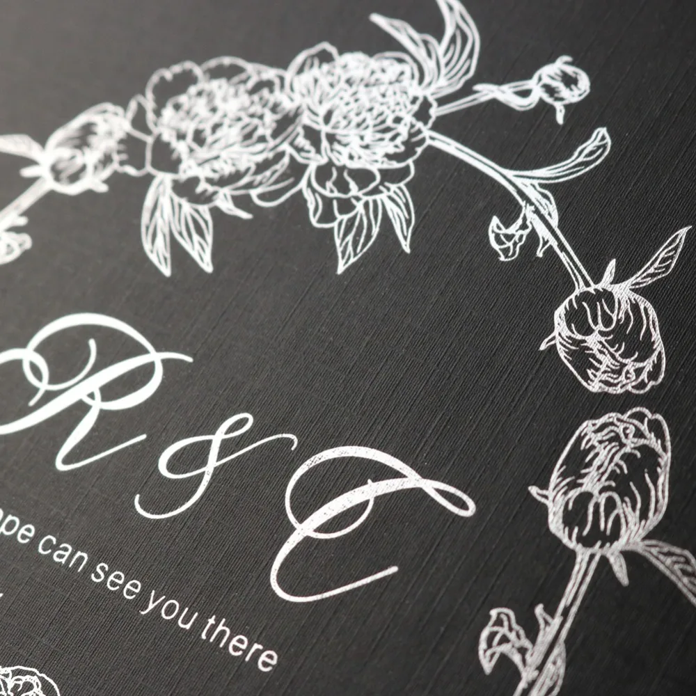 Акриловые Пригласительные открытки с индивидуальной гравировкой 50