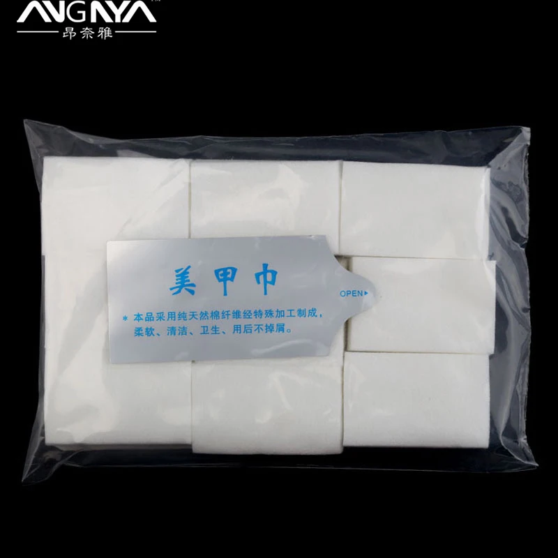 ANGNYA 560pcs жидкость для снятия лака безворсовые салфетки хлопчатобумажные