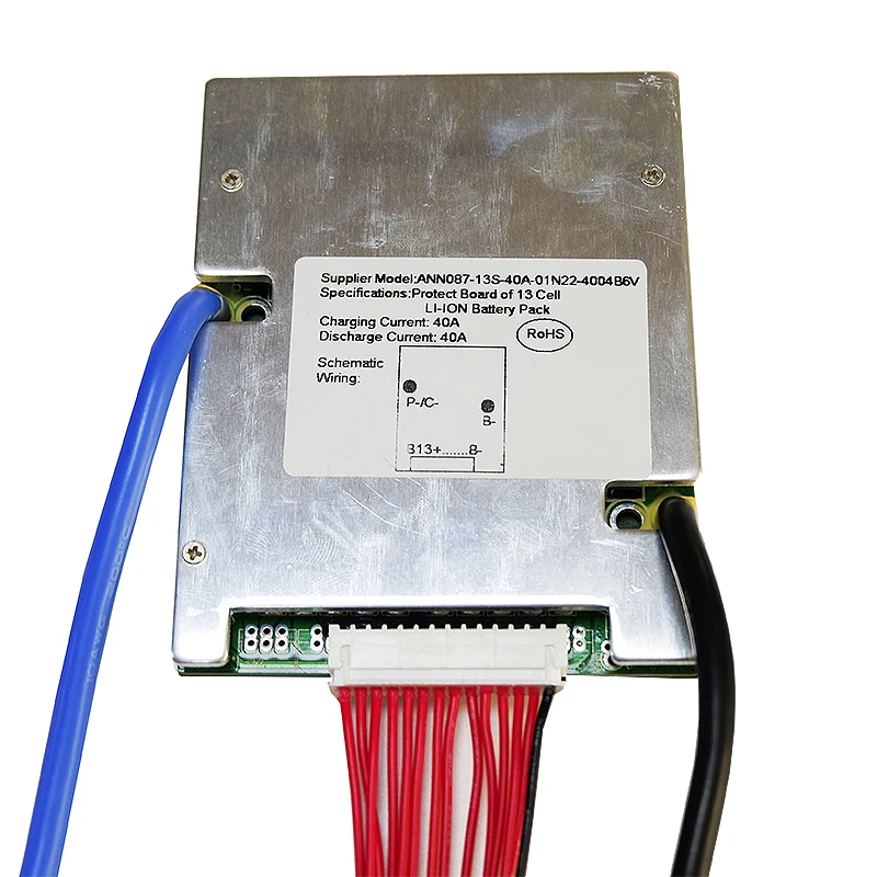 13S 48V 40A Lipo/LiMn2O4/LiCoO2 аккумулятор BMS для 13S 48V 20Ah-40Ah литий-ионный аккумулятор с функцией баланса