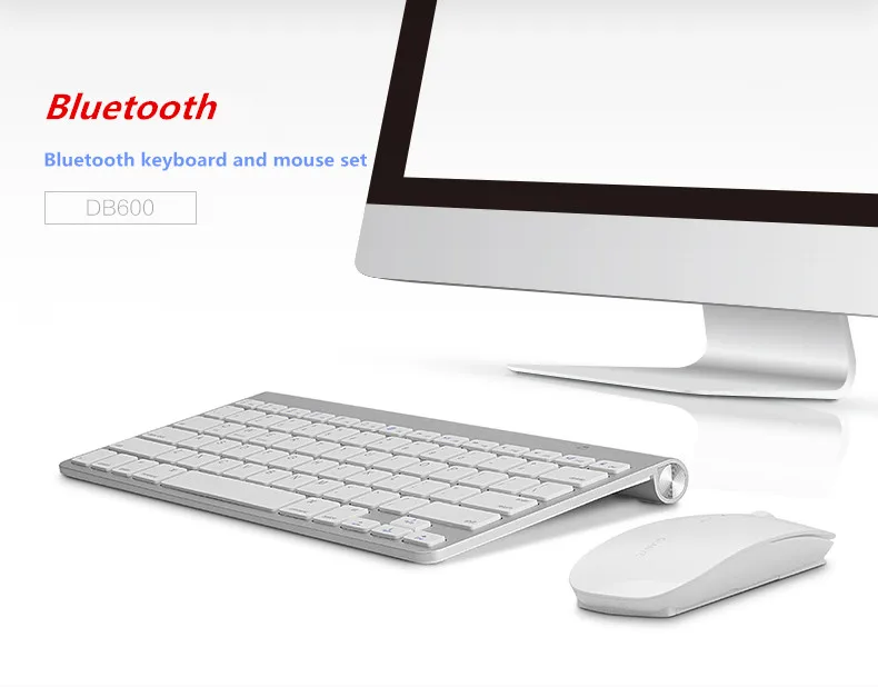 MAORONG торговая Bluetooth беспроводная клавиатура и мышь набор ультратонкий планшетный телефон Andriod Для imac мини клавиатура мышь комбо