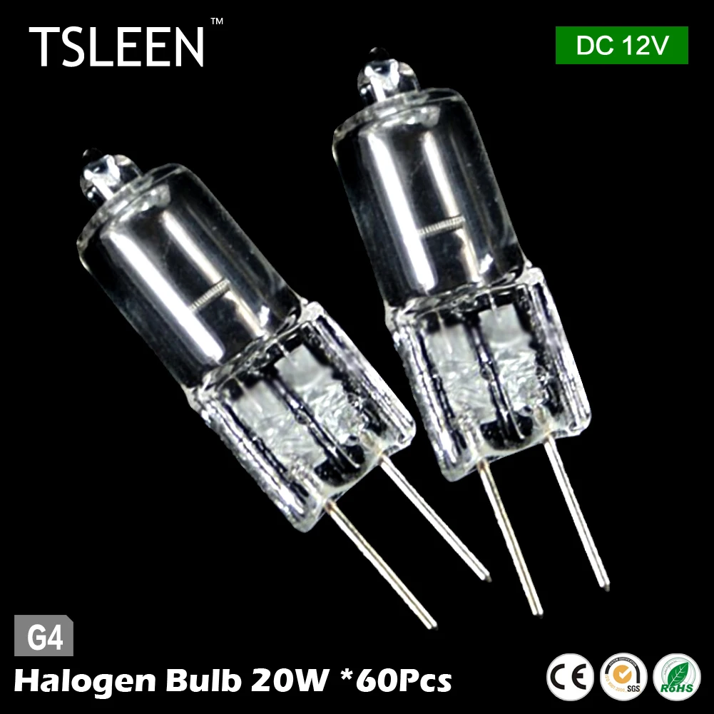 1 комплект = 100 шт. 80 шт. 60pcs 12V G4 20 Вт Галогенная капсулы прозрачная запасная часть светильник лампа белая Свадебная вечеринка украшения