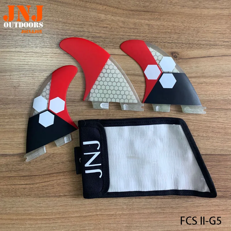 color JNJ доска для серфинга FCS 2 G5 fin Подруливающее устройство сделано стекловолокном прочный мешок - Цвет: color