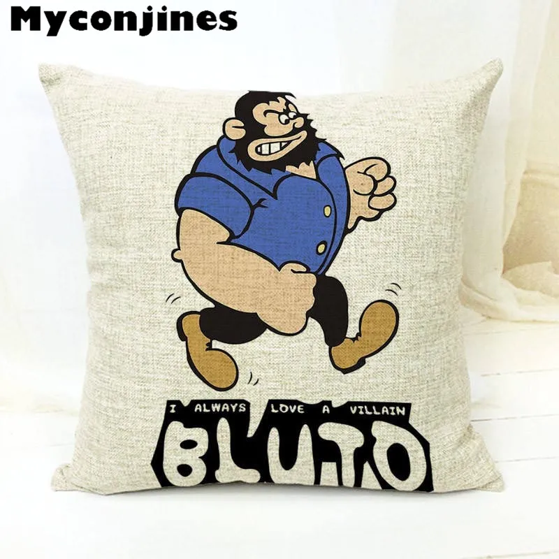 Наволочка с принтом из мультфильма анимация Popeye Ariver Pluto Spinach Letters домашняя спальня диван офис открытый автомобиль Декор белье Travesseiro
