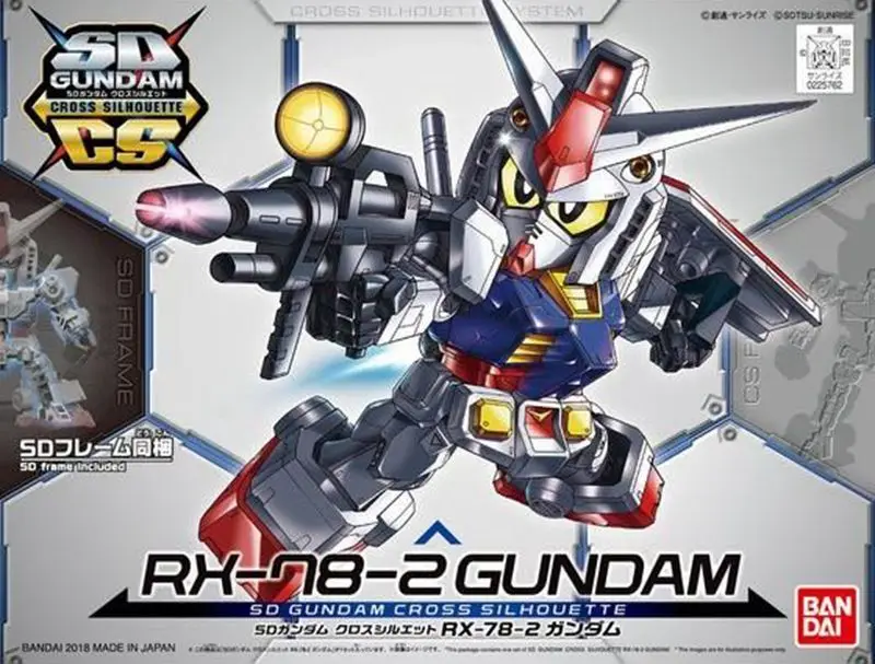 WSTXBD оригинальная модель BANDAI SDCS из ПВХ для детей с изображением героя Gundam 01