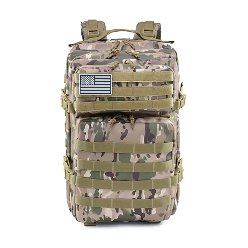 CP Camo 45L военно-тактические рюкзак с камуфляжным принтом Открытый Армия Нападение Молл рюкзак Водонепроницаемый нейлон EDC мешок для кемпинга Пеший туризм походы - Цвет: CP Camo