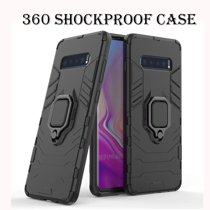 Magnetic Kickstand Ultra Slim Case for Samsung Galaxy S10e With Finger Ring S8 S9 S10 Plus Note 9 |
