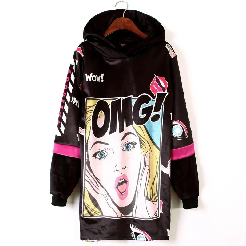 2018 весенне-осенние женские новые велюровые толстовки с капюшоном модный топ