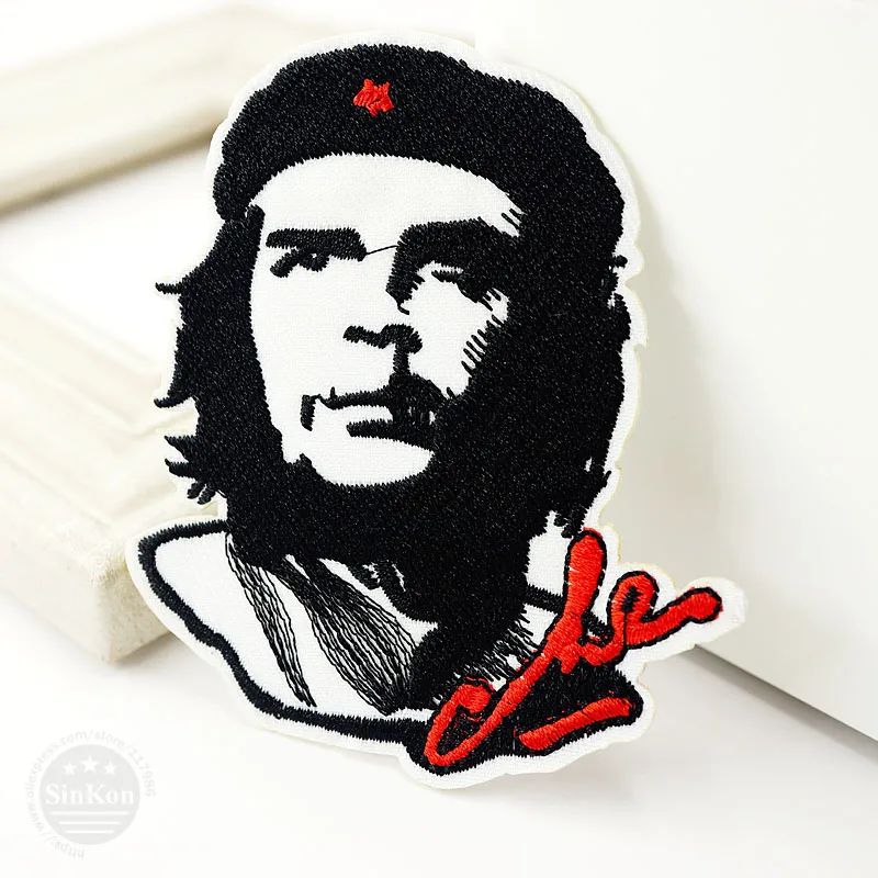 Che Guevara Размер: 8 0x9 3 см DIY значки нашивки джинсы сумка шляпа одежда украшение для